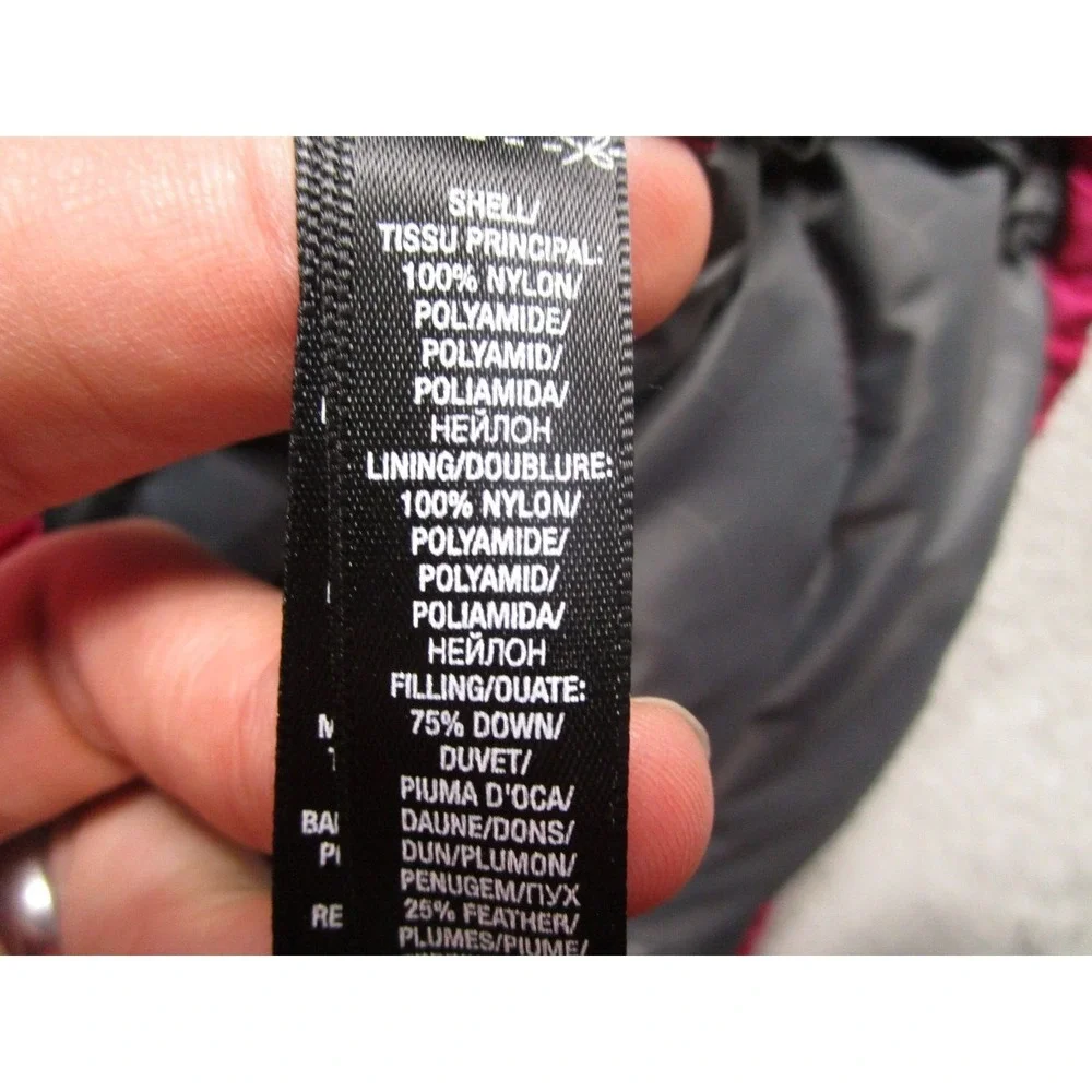 RLX Vest Girls Large Pink Down Full Zip Logo Pockets Ralph Lauren Outdoor‎